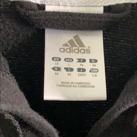 Adidas hoodie with front zipper - Picture 2 of 4
